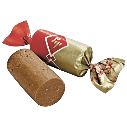 Батончик Рот Фронт – классическая российская шоколадная конфета с орехами и нугой, 45 г – Russian sweets