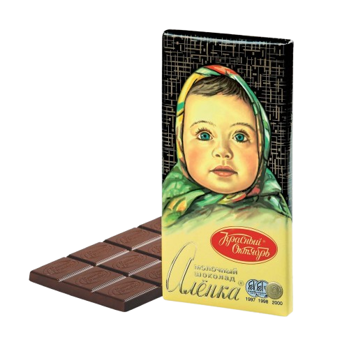 (600) Chocolate Alyonka milk 90 gr.