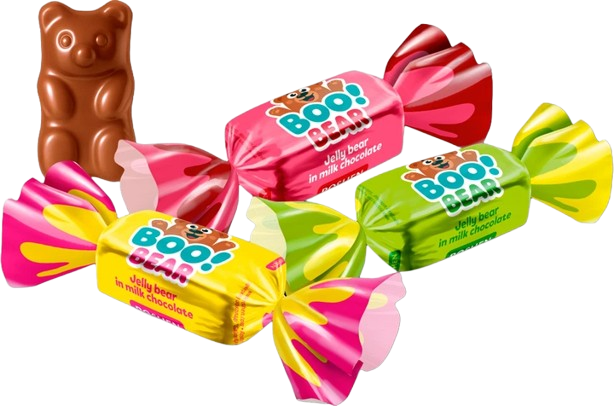 (UA293) Roshen Boo! Bear – Jelly Bears in Milk Chocolate
