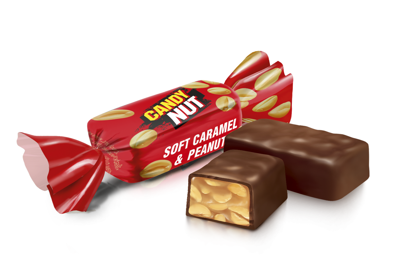 (UA281) Roshen Candy Nut / Caramel / Peanut.