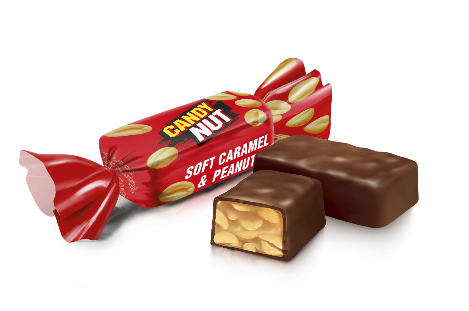 (UA281) Roshen Candy Nut / Caramel / Peanut.