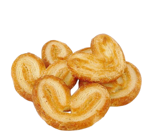 Grona Ushki – Ukrainian puff pastry sugar cookies shaped like little ears – sweet and flaky traditional tea-time treats