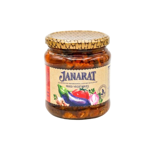 (K004) Armenian Grilled Eggplants Janarat in tomato sauce with spices 450g