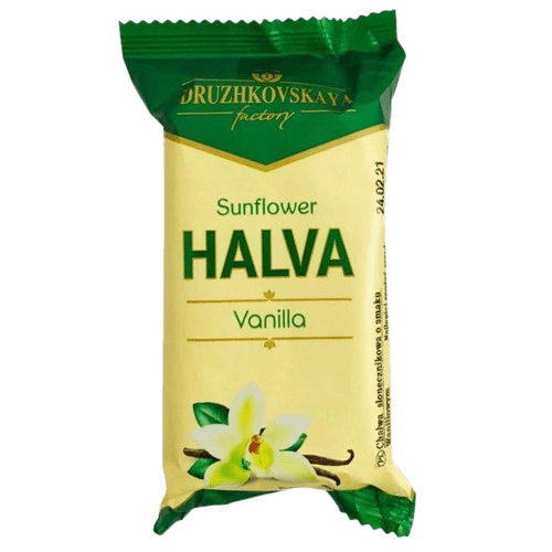 (UA177) "HALVA OF SUNFLOWERS WITH VANILLA 200gr" - PLANET OF SWEETS - 100g - UA177