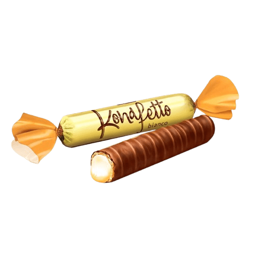 (UA242) Ukrainian Candies "Konafetto bianco" Roshen - PLANET OF SWEETS - 100g - UA242