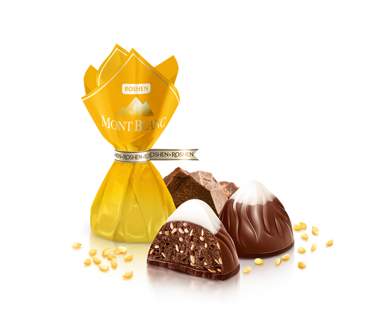 (UA002) Roshen MonBlanc chocolate and sesame