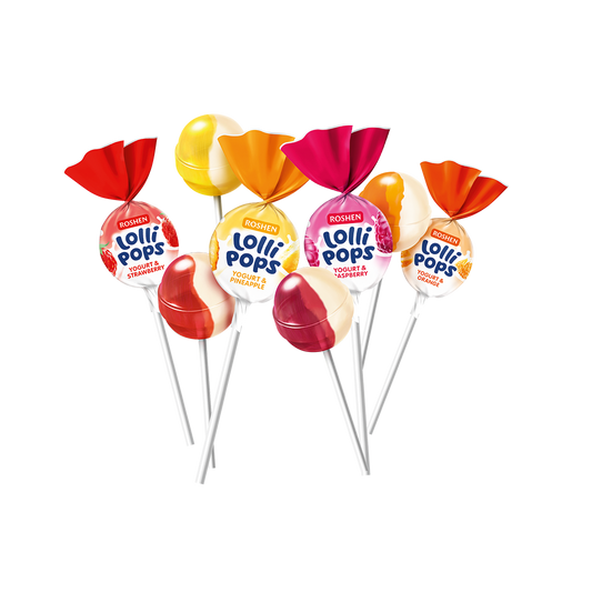 (UA020) LolliPops with yoghurt flavors (5 pcs)