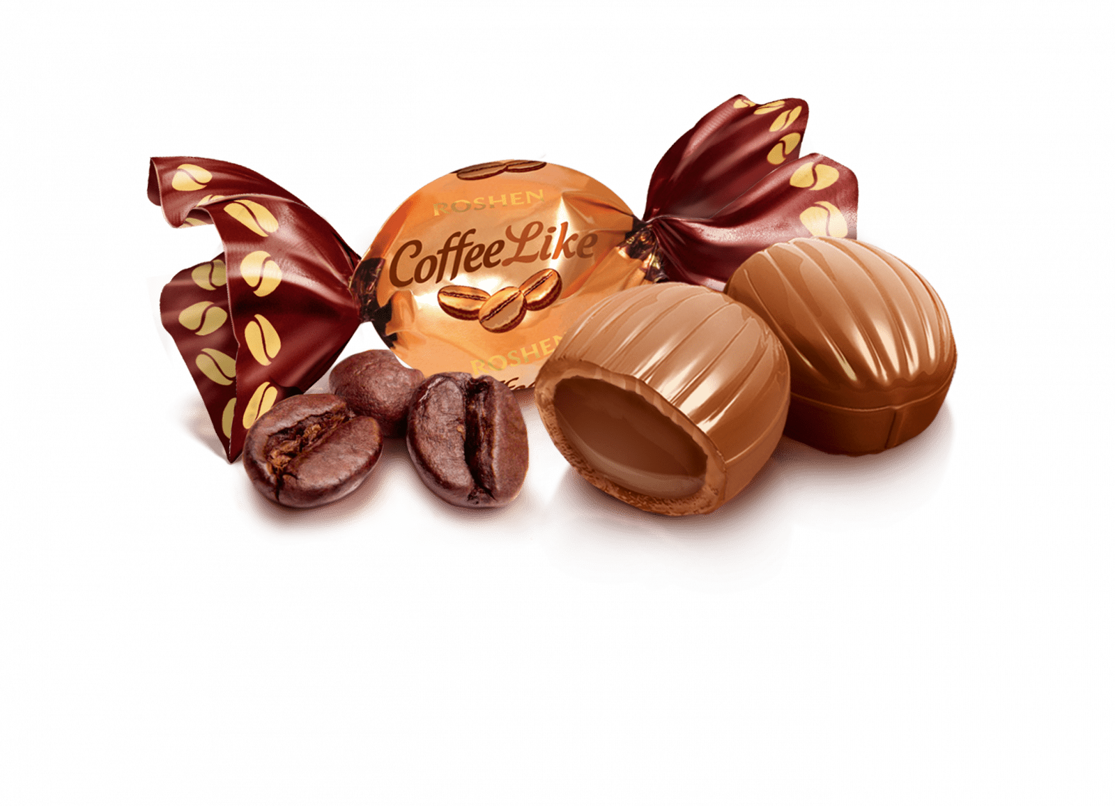(UA017) Roshen Coffee Like 1KG package.