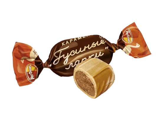 (350) Gusinye lapki - PLANET OF SWEETS - Toffee, Caramel - 100g - 350