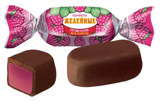 (462) Jelly with raspberry flavour