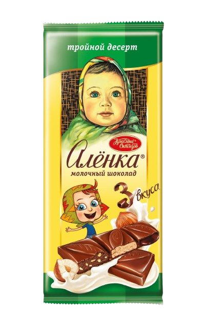 (853) Alenka Chocolate with Triple Dessert Filling