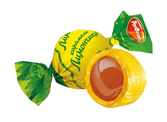 (644) Limonchiki (Lemon) - PLANET OF SWEETS - 100g - 644