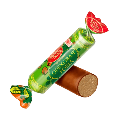 (824) Orekhovaya roscha Candy Bars with Crispy Wafers - PLANET OF SWEETS - 100g - 824