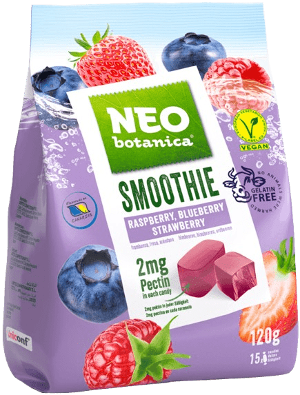 (830) Neo Botanica Smoothie - BLUEBERRY, STRAWBERRY, RASPBERRY 120g - PLANET OF SWEETS - 120g - 830