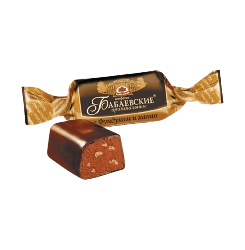 (845) Babaevsky Original Candies with Hazelnuts and Cocoa - PLANET OF SWEETS - 100g - 845