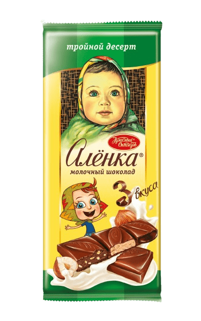 (853) Alenka Chocolate with Triple Dessert Filling.