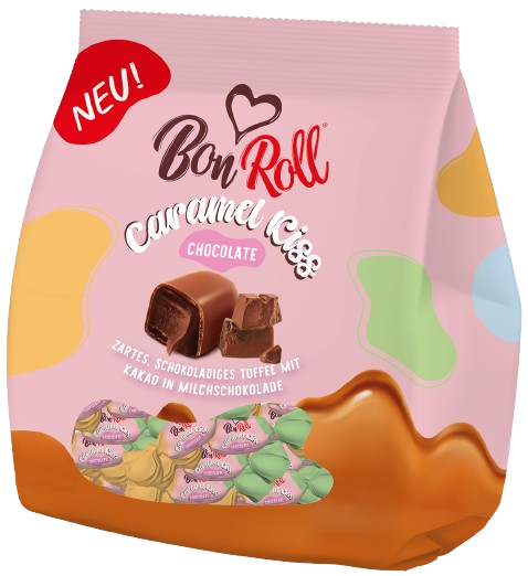 (842) Bon Roll Caramel Kiss Chocolate 120g
