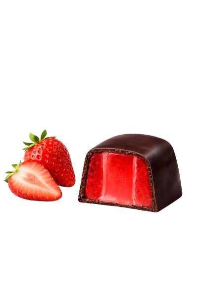(864) Bon Roll CHOCONOLAS MILK STRAWBERRY 100g