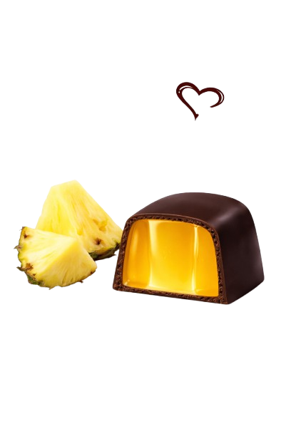 (867) Bon Roll Dark Choconolas  PINEAPPLE 100g