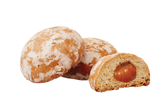 Delicia– Ukrainian gingerbread with apricot filling – soft fruit-filled pastries and traditional sweets from Ukraine