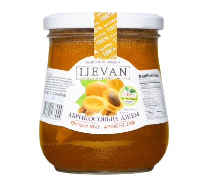 (J008) APRICOT JAM WITH APRICOT KERNELS – PLANET OF SWEETS