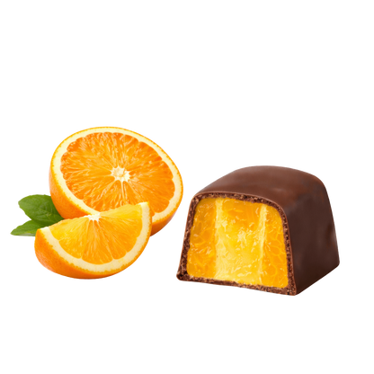 (862) Bon Roll CHOCONOLAS MILK ORANGE 100g