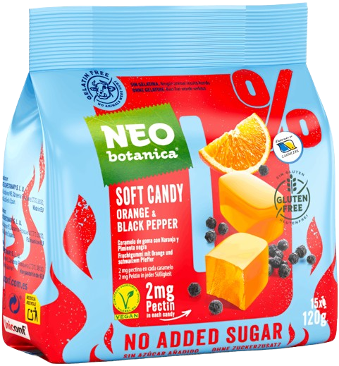 (827) Neo Botanica ORANGE BLACK PEPPER 0% Sugar Jelly