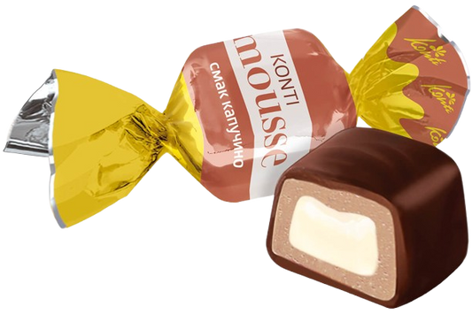(UA258) «Konti-mousse» cappuccino flavour candies