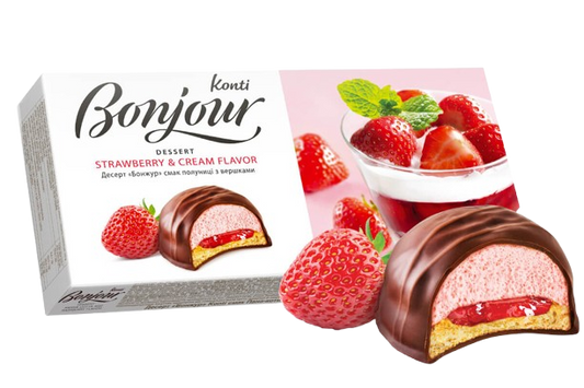 (UA265) Desert Bonjour KONTI strawberries and cream taste