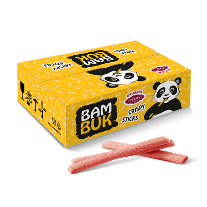 AVK BAM-BUK Strawberry & Cream – Ukrainian chocolate candies with wafer and strawberry cream filling