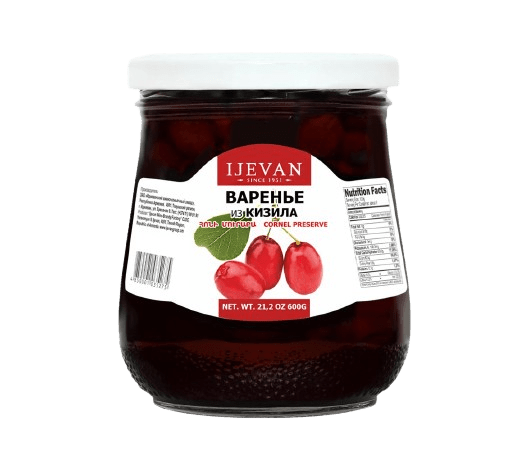 (J006) Cornelian Cherry Jam (Kizil) - PLANET OF SWEETS - 600g - J006