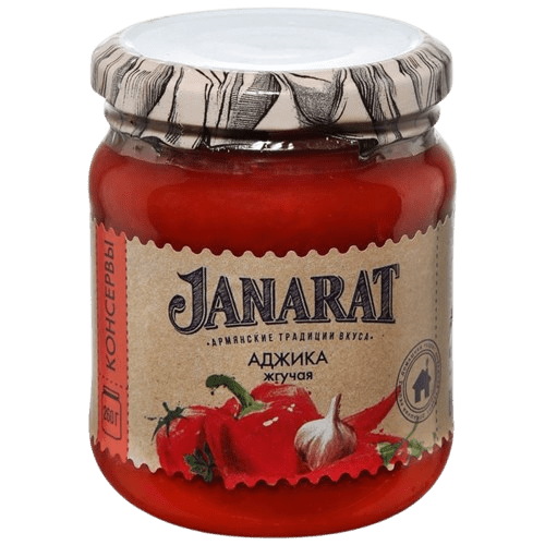 (K001) Armenian Spicy Adjika Janarat 260g - PLANET OF SWEETS - 260g - K001