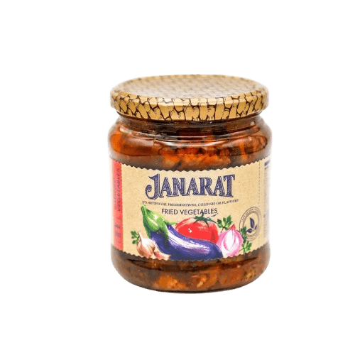 (K004) Armenian Grilled Eggplants Janarat in tomato sauce with spices 450g - PLANET OF SWEETS - 470g - K004