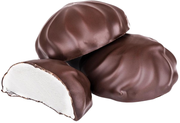Rodina Glazed Vanilla Zephyr – Ukrainian vanilla marshmallow covered in chocolate glaze – made with apple purée and natural pectin

