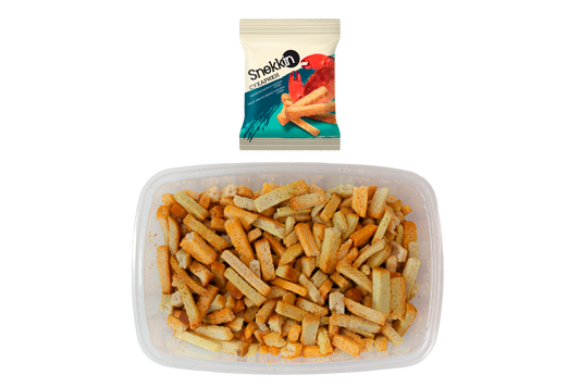 Snekkin wheat crab-flavored croutons 210g – crispy Ukrainian snacks