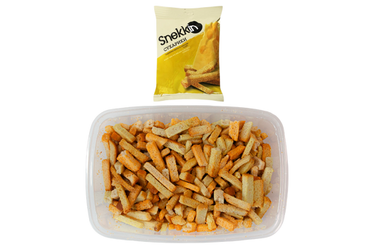 Snekkin wheat-rye croutons cheese flavor 210g – Ukrainian crispy snacks