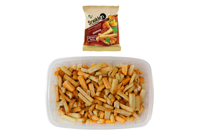 Snekkin wheat-rye croutons forest mushrooms flavor 210g – Ukrainian crispy snacks