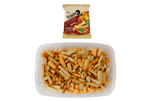Snekkin wheat-rye croutons forest mushrooms flavor 210g – Ukrainian crispy snacks