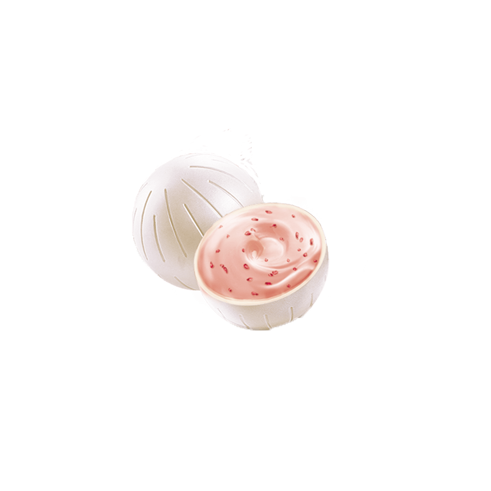 (UA086) Truffle strawberry flavour 1KG package - PLANET OF SWEETS - 1000g - 1KGUA086