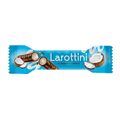 (UA113) Larottini with coconut flavor - PLANET OF SWEETS - Wafer - 100 gr - UA113
