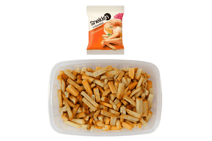 (UA189) Wheat - rye crackers - Snekkin, aspic and horseradish flavor 210g - PLANET OF SWEETS - Box 210g - UA189