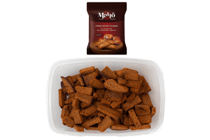 (UA195) Fried rye croutons with grilled veal flavor Weight 195g. - PLANET OF SWEETS - Box 195g - UA195