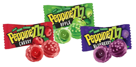 (UA233) Filled hard candies "Peppinezzz" 1KG package - PLANET OF SWEETS - 1000g - 1KGUA233