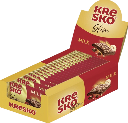 (UA275) KRESKO slim Міlк, 21g X 2 PCS - PLANET OF SWEETS - 42g - UA275