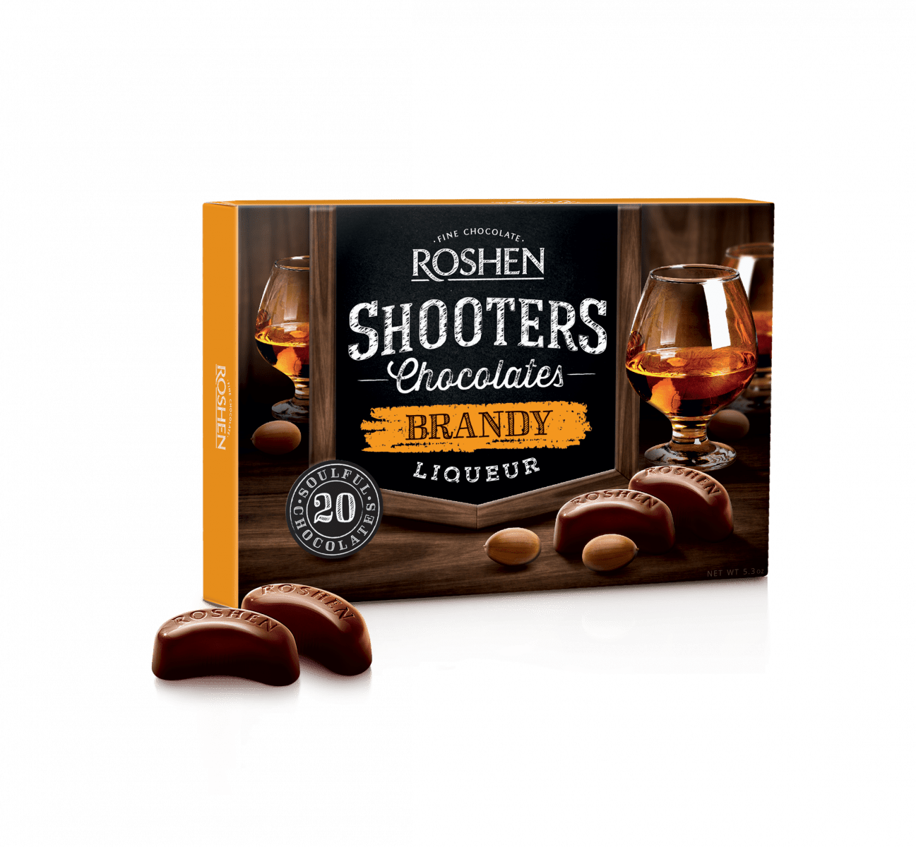 (UA284) Roshen Shooters Brandy liqueur 150g.