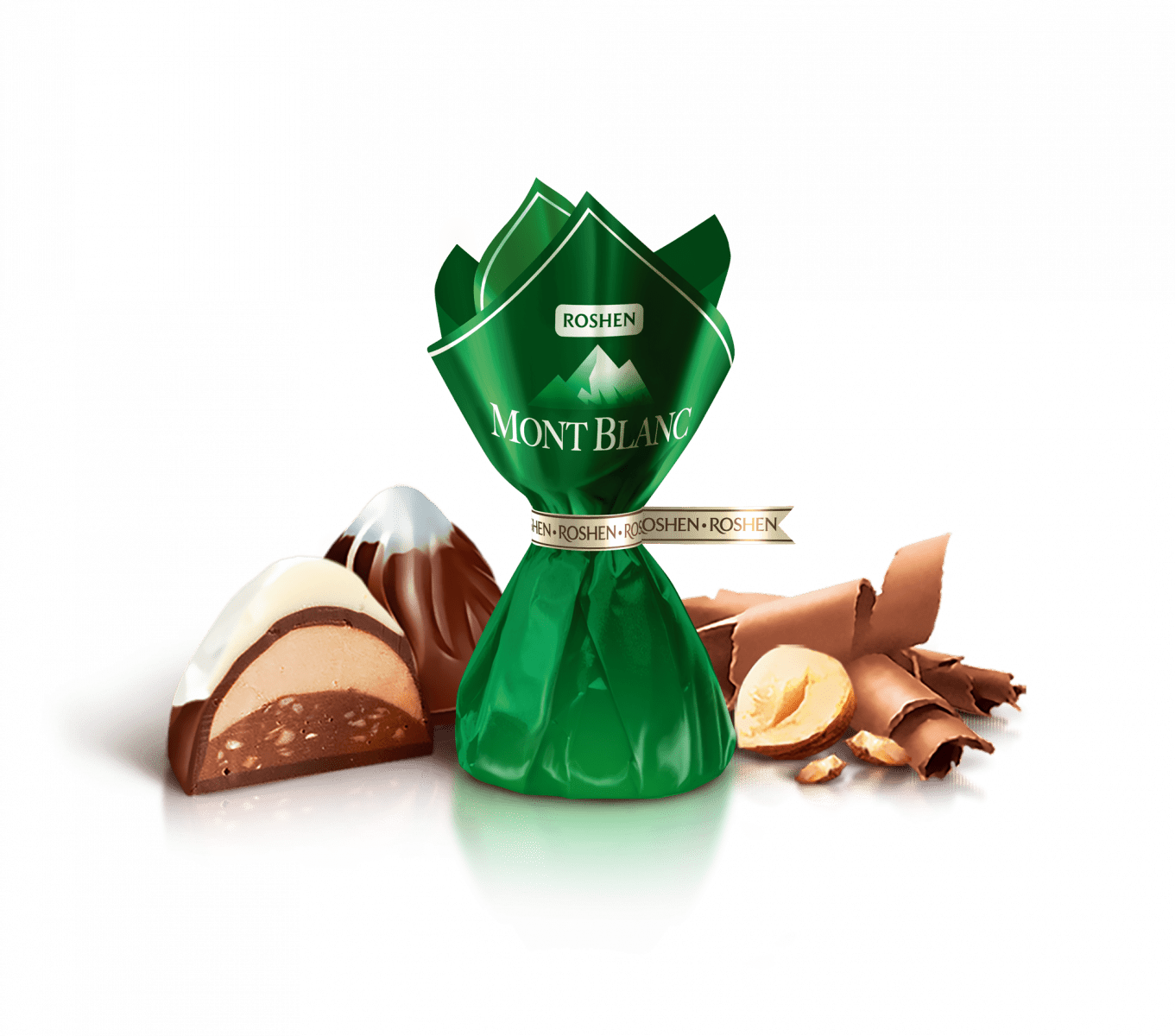 (UA001) Roshen Mont Blanc crème praline and crushed hazelnut - PLANET OF SWEETS - 100g - UA001